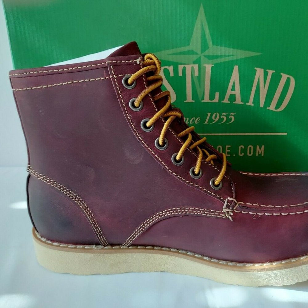 Eastland Lumber Up Leather Boot Mens Oxblood Red - Picture 4 of 8